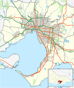 Australia Victoria metropolitan Melbourne location map
