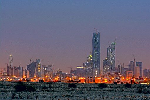 KAFD seen from North east side of Riyadh City