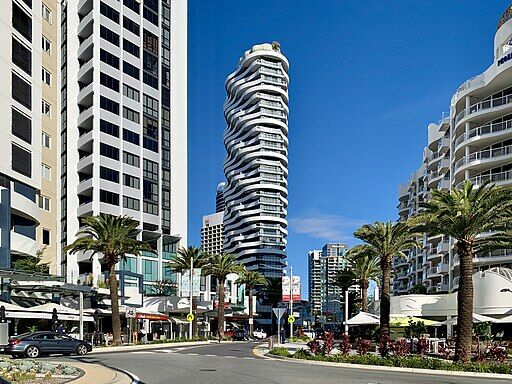 The Wave building Broadbeach, Gold Coast, Queensland